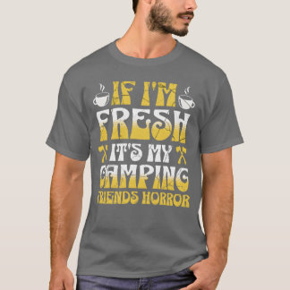 もし私がフレッシュなら友達はホラー Tシャツ