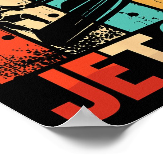 もし私が必要なら、私はジェットスキーでジェットスキーを楽しんでるよ ポスター (角)