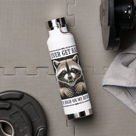 もし私が狂犬病になったら、あなたは私の噛むリストで上位 ウォーターボトル (ジム (回転後))