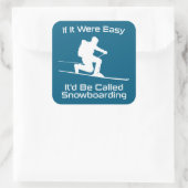 もし簡単でスノーボードテールスキーだ スクエアシール (バッグ)