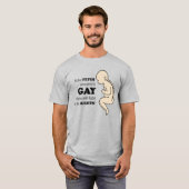 もし胎児がゲイだったらTシャツ Tシャツ (正面フル)