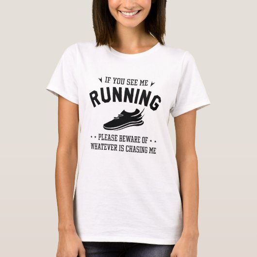 もし見ろランニングう Tシャツ (正面)