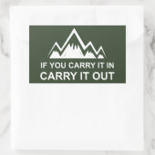 もし運こ運そ 長方形シール (バッグ)