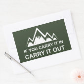 もし運こ運そ 長方形シール (封筒)