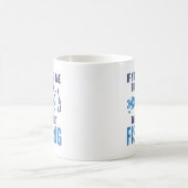 もし魚釣りの話聞せ コーヒーマグカップ (中央)