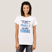 もし魚釣りの話聞せ Tシャツ (正面フル)