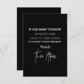 もし～したいと思っている聞人を知りたい サンキューカード (正面/裏面)