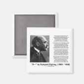 『もし – 』ラディヤード・キプリングの詩 マグネット (正面/裏面)