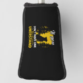 もし(犬)ドーベルマン・ピンシェルおもしろいが ゴルフヘッドカバー (回転90)