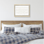 もしRudyard Kiplingの詩 キャンバスプリント (インサイチュ (寝室))