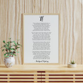 もしRudyard Kiplingの詩 ポスター