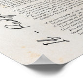 もしRudyard Kiplingの詩 – 文学のウォールアート ポスター (角)