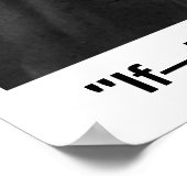 もしRudyard Kiplingの詩(Kipling写真) ポスター (角)