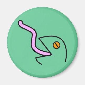 もじゃもじゃのトカゲ マグネット