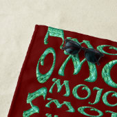 もじょ赤ビーチ ビーチタオル (インサイチュ)