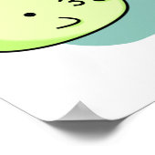 もちおもしろいキスをするぷん ポスター (角)