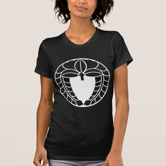 もちに藤を垂らす Tシャツ (正面)