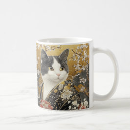 もちねこ餅+ねこ日本の、 コーヒーマグカップ