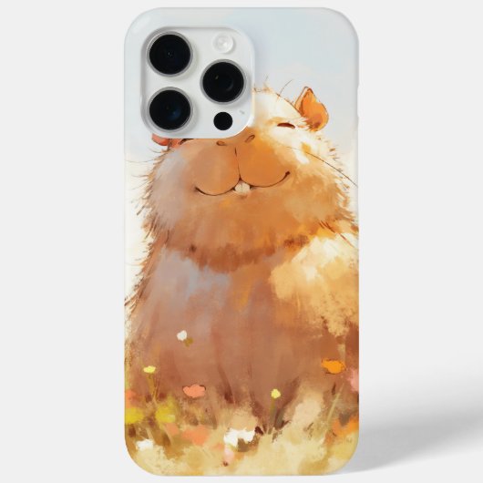 もちもちリラックスカピバラ Case-Mate iPhoneケース (裏面)