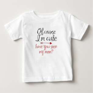 もちろんかわいい ベビーTシャツ