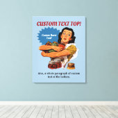 もちろんキャンバスの印刷を伸ばすことができる キャンバスプリント (インサイチュ (ウッドフロア))