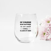 もちろんサイズは誰も小さなガラスを望まない ステムなしワイングラス