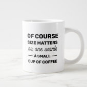 もちろんサイズは誰も小さなコーヒーを望まない ジャンボコーヒーマグカップ (右)