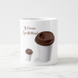 もちろんサイズは重要だ！ ジャンボコーヒーマグカップ