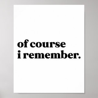 もちろんステッカーを覚えている ポスター