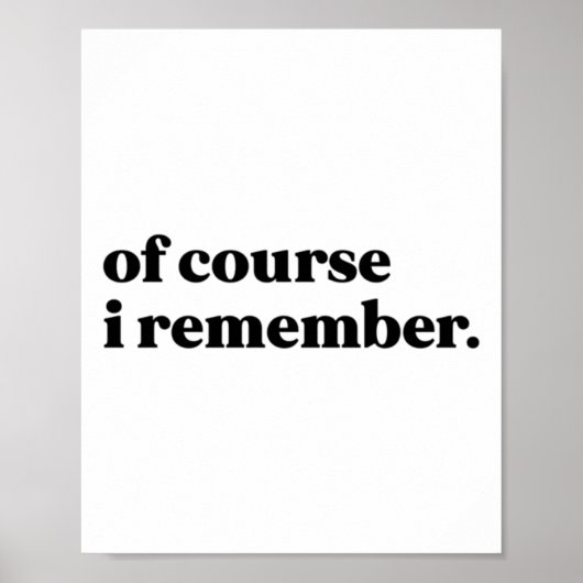 もちろんステッカーを覚えている ポスター (正面)