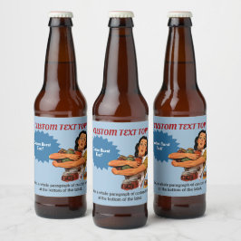 もちろんビールボトルラベル ビールラベル