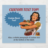 もちろんビールボトルラベル ビールラベル (シングルラベル)