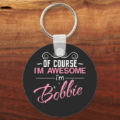 もちろんボビ素晴らしーだ キーホルダー (正面)