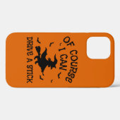 もちろんユーモアは、私はスティックのハロウィーンを駆動することができる Case-Mate iPhoneケース (裏面 (横))