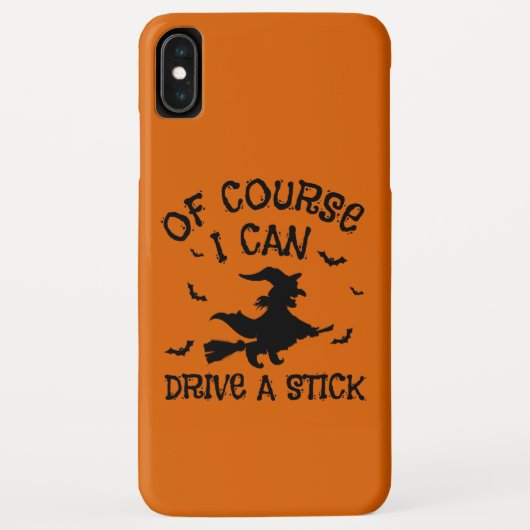 もちろんユーモアは、私はスティックのハロウィーンを駆動することができる Case-Mate iPhoneケース (裏面)