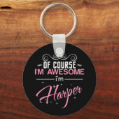 もちろん俺は素晴らしハーパーだ キーホルダー (正面)
