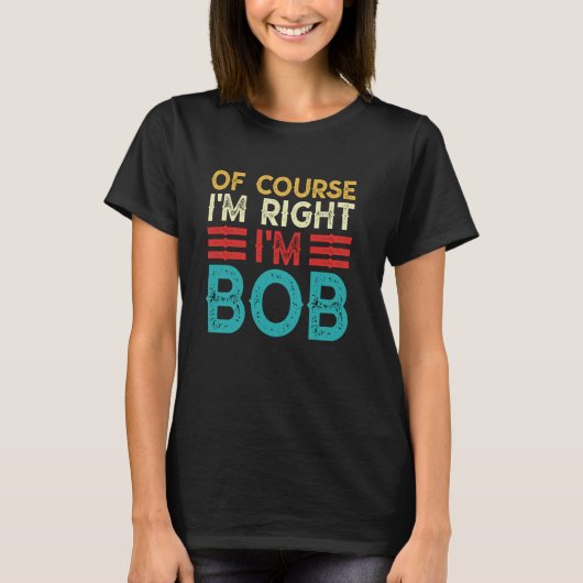 もちろん僕が正しい、僕はBOBだ シャツ 楽しいクリスマス (正面)