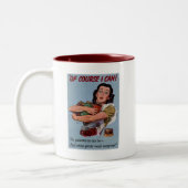 もちろん出来る！ ツートーンマグカップ (左)