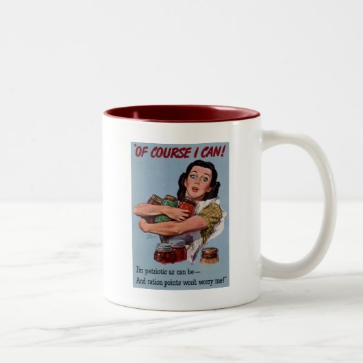 もちろん出来る！ ツートーンマグカップ (右)