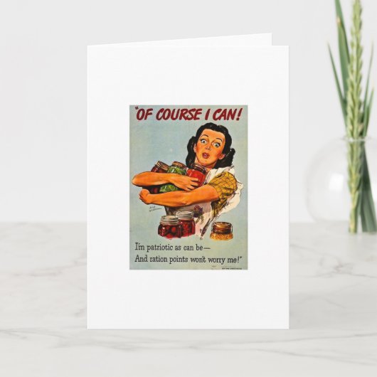 もちろん出来る!ヴィンテージ第二次世界大戦 カード (正面)