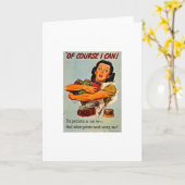 もちろん出来る!ヴィンテージ第二次世界大戦 カード (黄色い花)