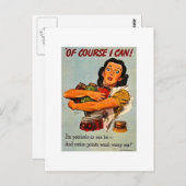 もちろん出来る!ヴィンテージ第二次世界大戦 ポストカード (正面/裏面)