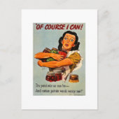 もちろん出来る！ヴィンテージ第二次世界大戦 ポストカード (正面)