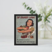 もちろん出来る！私はできる限り愛国心がある ポストカード (スタンド正面)