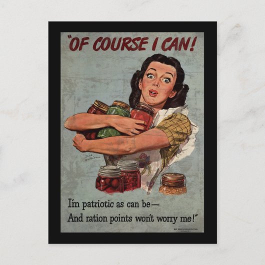 もちろん出来る！私はできる限り愛国心がある ポストカード (正面)