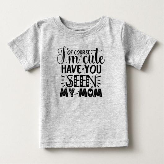 もちろん可愛いです... ベビーTシャツ (正面)