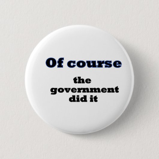 もちろん政府もそうした 缶バッジ (正面)