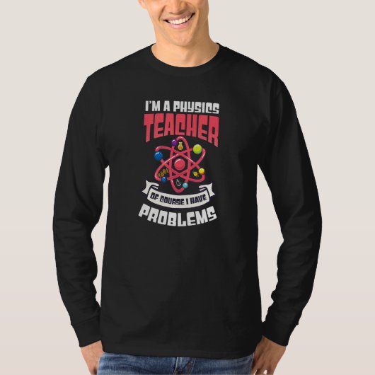 もちろん物理先生 Tシャツ (正面)