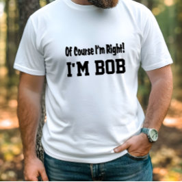 もちろん私が正しい Tシャツ