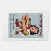 もちろん私にはできる キッチンタオル (横)